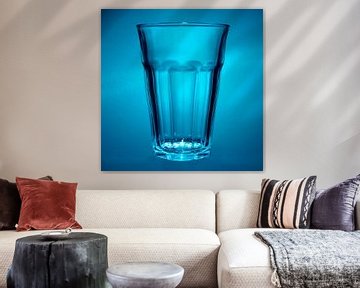 Clear glass in Blue light by Etienne Rijsdijk