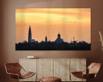 Skyline von Middelburg von Arnoud van de Weerd