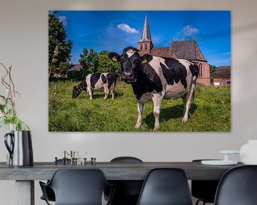 De koe en kerk van Persingen van Gijs Rijsdijk