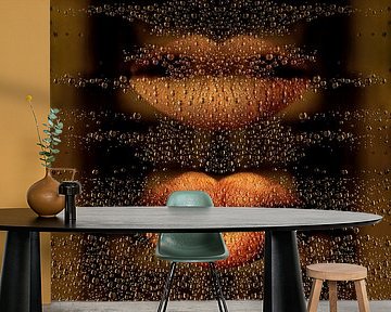 Lots of Champagne Kisses. Impressionism. Drops. by Alie Ekkelenkamp