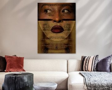 African look. Drops in Gold. by Alie Ekkelenkamp