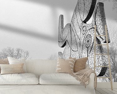 Example of the artwork in a room