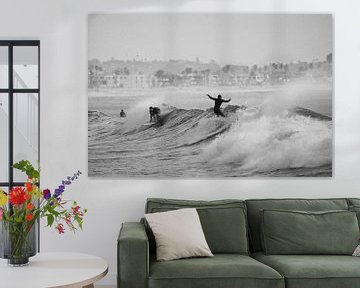 Surfers, Pacific Beach, San Diego, Californië van Siem Clerx