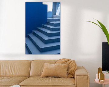Blaue Treppe von Michelle Jansen Photography