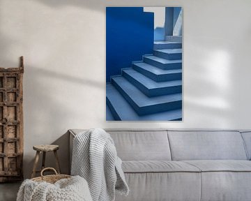 Blaue Treppe von Michelle Jansen Photography
