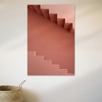 Rosa Treppe von Michelle Jansen Photography