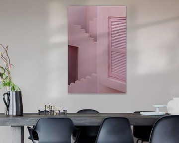 Roze raam van Michelle Jansen Photography