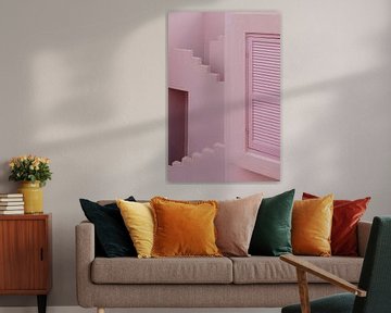 Roze raam van Michelle Jansen Photography