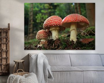 Amanite tue-mouches (Amanita muscaria), également appelée Amanite rouge Germany sur Frank Fichtmüller
