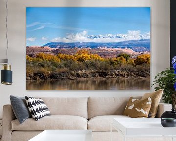 Herfstkleuren langs de Colorado River van Jan-Thijs Menger