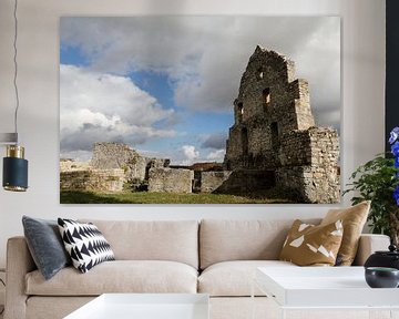 Hohenurach Castle near Bad Urach in autumn Baden Württemberg Germany by Frank Fichtmüller