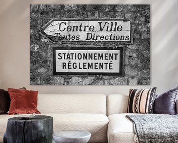 Weathered French road sign by Stephan Neven