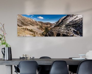 Panorama Tioga Pass Strasse mit Felsen im Yosemite Nationalpark Kalifornien USA von Dieter Walther