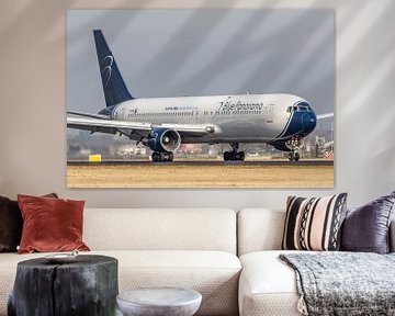 Blue Panorama Boeing 767-300 (registratie EI-EED). van Jaap van den Berg