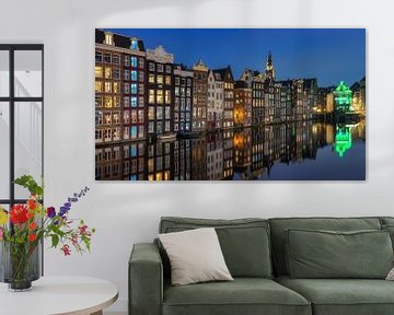 Damrak, Amsterdam van Photo Wall Decoration