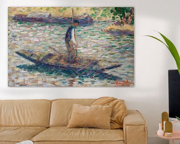 A fisherman (ca. 1884) by Georges Seurat by Studio POPPY