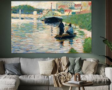 Seine (ca. 1882–1883) door Georges Seurat. van Studio POPPY