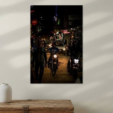 Kathmandu nach Sonnenuntergang