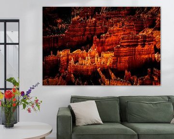 Landschaft zauberhafte Hoodoos Amphitheater im Bryce Canyon Nationalpark Utah USA von Dieter Walther