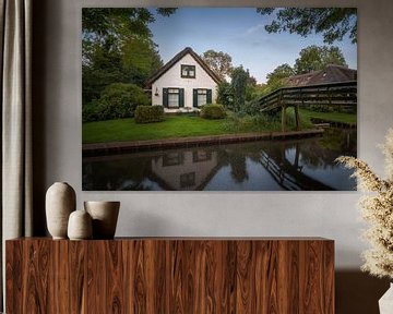 Huis aan het water in Giethoorn | Reisfotografie in Nederland van Marijn Alons