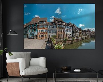 La Petite Venise, Half-timbered houses, Quai de la Poissonnerie, Colmar, Alsace, France by Rene van der Meer