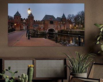 Amersfoort at night, The Koppelpoort by AciPhotography