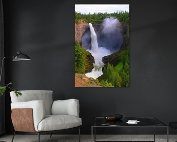 Helmcken Falls in Brits Columbia van Thomas Zacharias