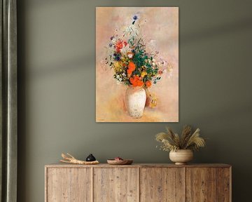 Vase mit Blumen von Odilon Redon von Studio POPPY