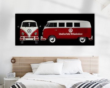 VW Bus T1 panel van car workshop by aRi F. Huber