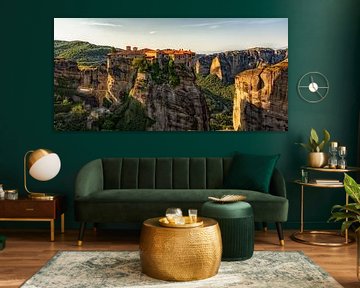 The Varlaäm Monastery, Meteora in Greece by Ferdinand Mul