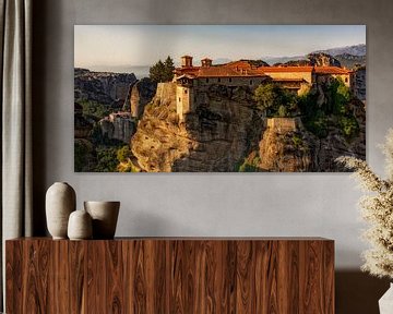Varlaäm klooster, Meteora, Griekenland van Ferdinand Mul