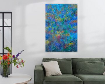 impressionist abstract garden by Paul Nieuwendijk