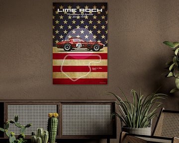 Lime Rock Corvette Vintage by Theodor Decker