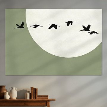 Grue du crépuscule - Vert