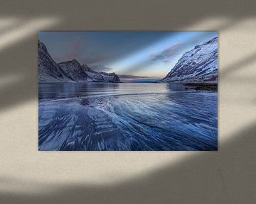 Muster in Fjord Norwegen von Karla Leeftink