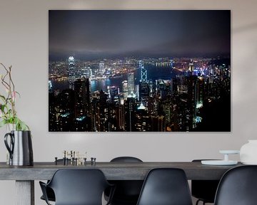 Skyline de Hong Kong sur Joke Van Eeghem