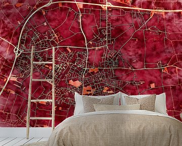 Kaart van Willich in de stijl 'Amber Autumn'