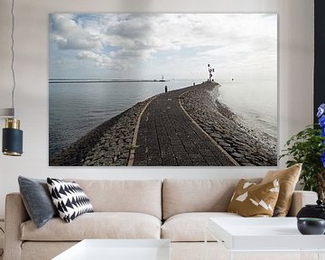 Quai portuaire West-Terschelling sur Helga Kuiper