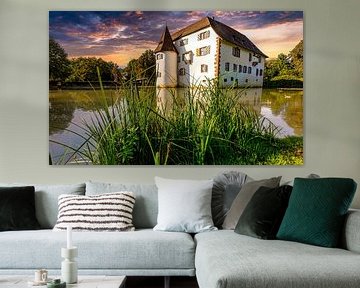 Moated castle Inzlingen by Hans-Bernd Lichtblau