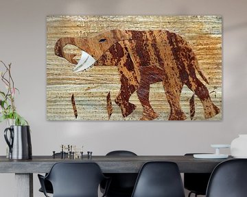 Afrikaanse olifant kunst