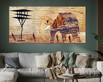 Afrikaanse olifant kunst van Bobsphotography