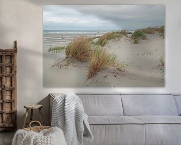 Paysage de dunes à Terschelling sur Helga Kuiper