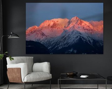 Sunset Mont Blanc by Menno Boermans