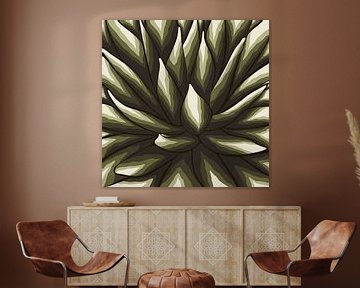 Oasis - Kaktus dunkelgrün von Studio Hinte