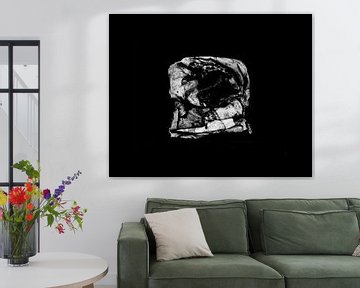 Kubus | abstract | black&white | contrast van Karin | Stukje Vierkant