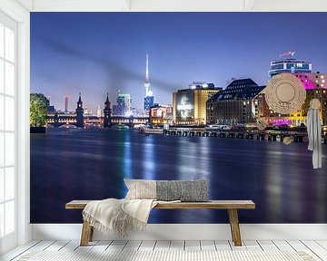 Berlijn Skyline op de Spree