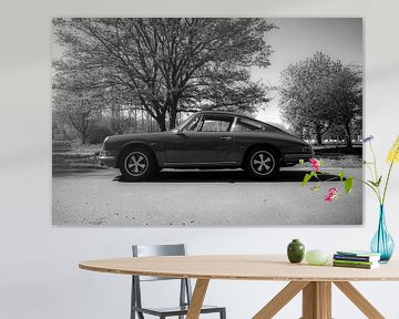 Der Porsche 912 (schwarz und weiß) von Creative PhotoLab
