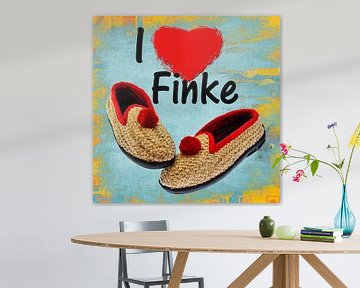 I love Finke - My straw shoes by Ingo Laue