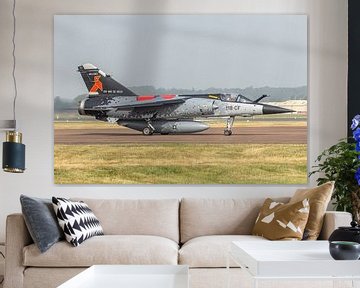 Dassault Mirage F1 CR op weg naar thuisbasis. van Jaap van den Berg