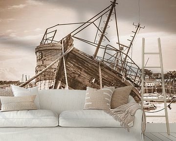 Het verlaten zeilschip van Frans Nijland